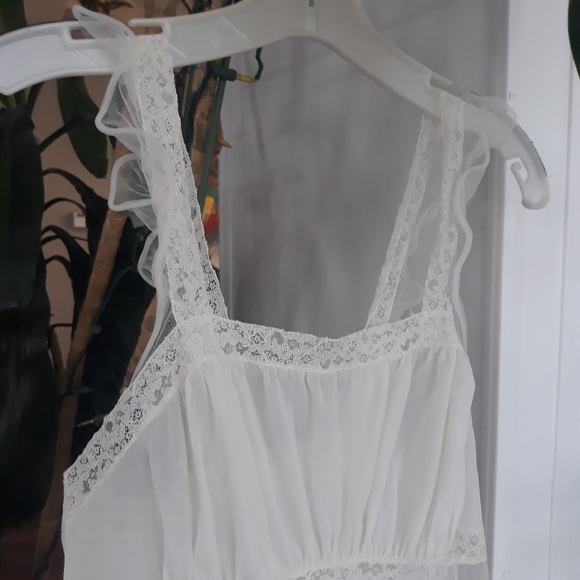 1940's rhythm lingerie nylon night gown - Picture 2 of 9